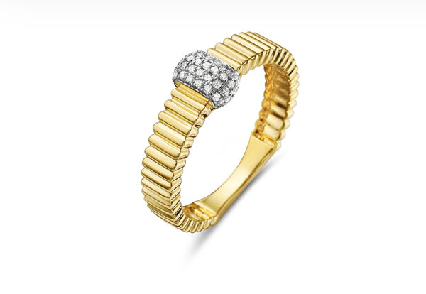 14k Yellow Gold Diamond Ring