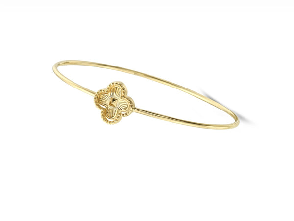 14 Karat Yellow Gold Bangle Bracelet